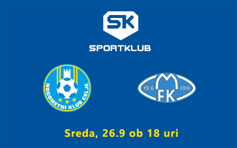 Drugi krog kvalifikacij za Ligo prvakov: Celje - Molde v živo na Sportklubu Drugi krog kvalifikacij za Ligo prvakov: Celje - Molde v živo na Sportklubu