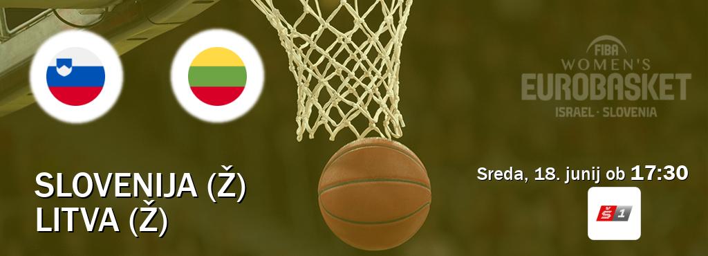 Slovenija (Ž) in Litva (Ž) v živo na Sport TV 1. Prenos tekme bo v sreda, 18. junij ob 17:30 Slovenija (Ž) in Litva (Ž) v živo na Sport TV 1. Prenos tekme bo v sreda, 18. junij ob 17:30