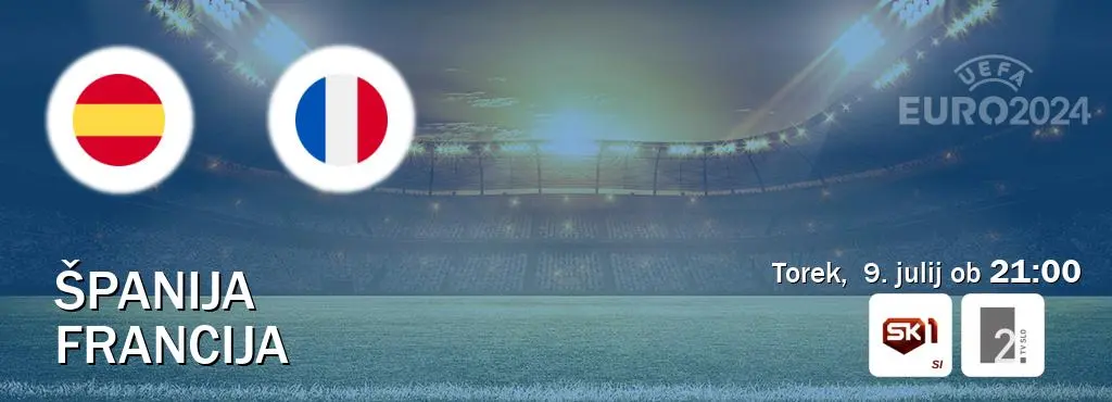 Euro 2024 polfinale: Španija - Francija prenos v živo na Sportklub 1